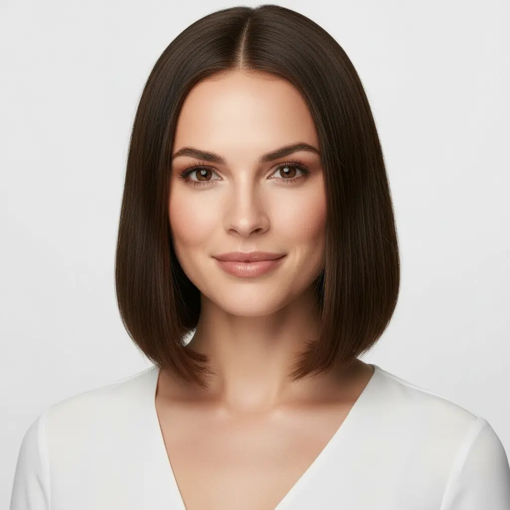 After hairstyle